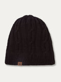 Sealskinz Black Blakeney Waterproof Cold Weather Cable Knit Beanie