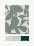 Green Art Leaf A4 wallpaper sample (British brand)