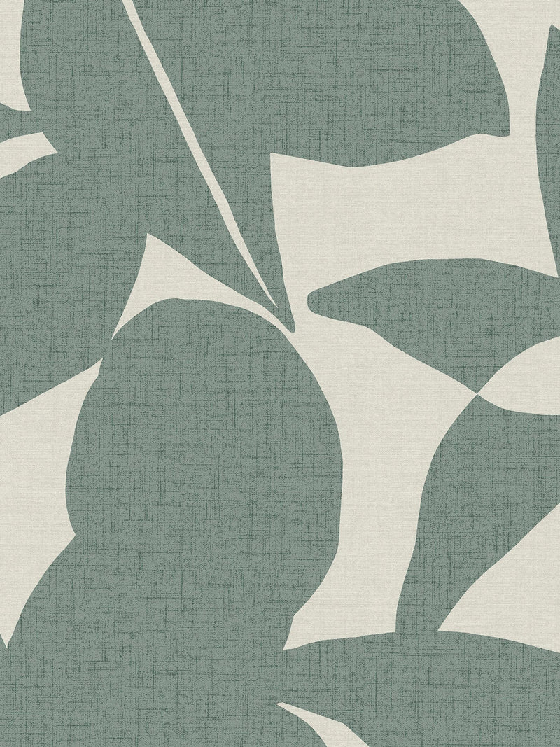 Green Art Leaf A4 wallpaper sample (British brand)