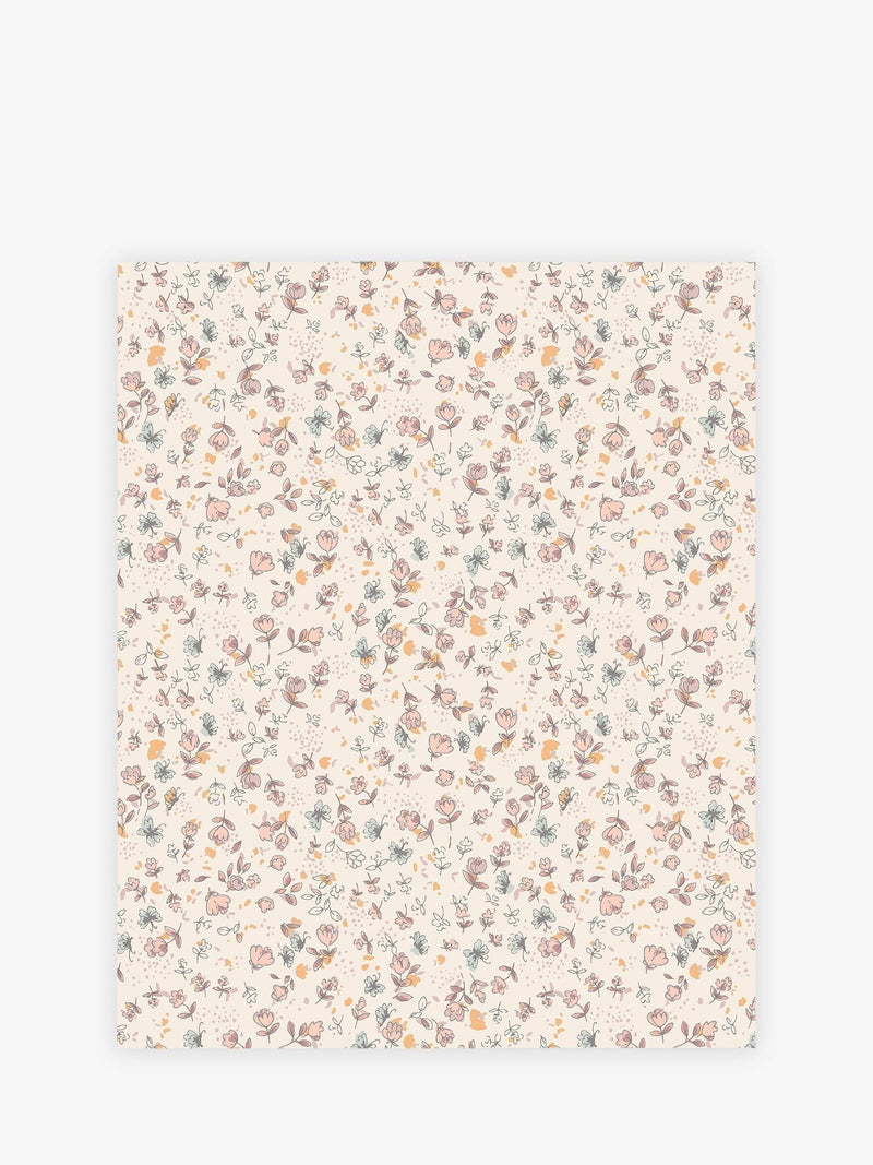 Calm ditsy floral wallpaper sample A4 - British product