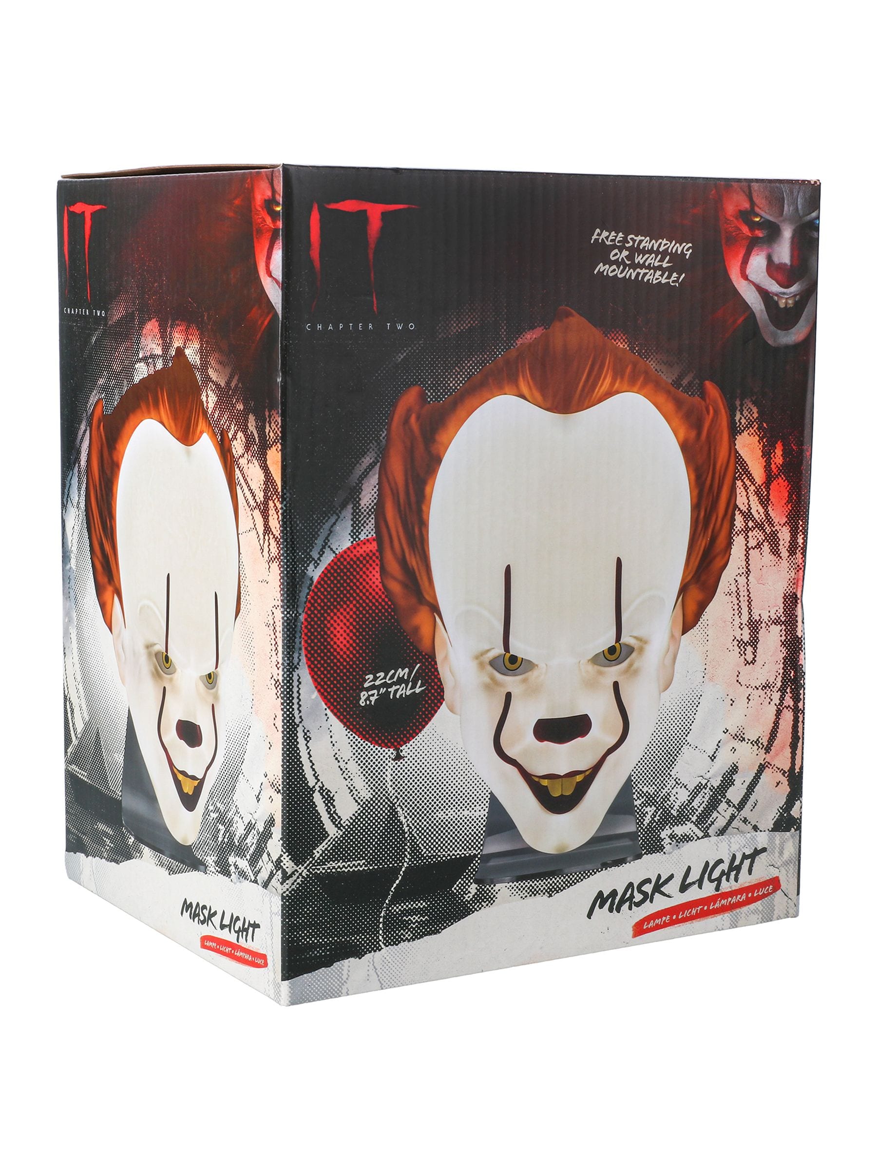 Warner Bros Pennywise mask light 22cm - British product