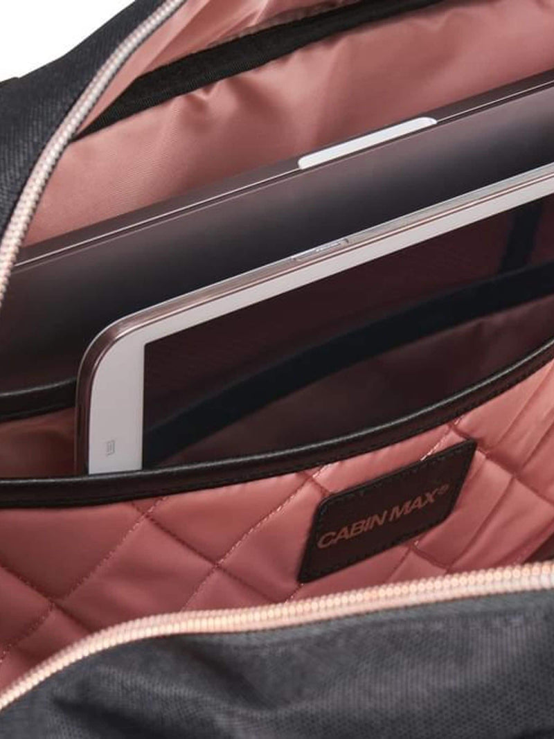 Cabin Max black pink 20 litre Vela bag (British brand)