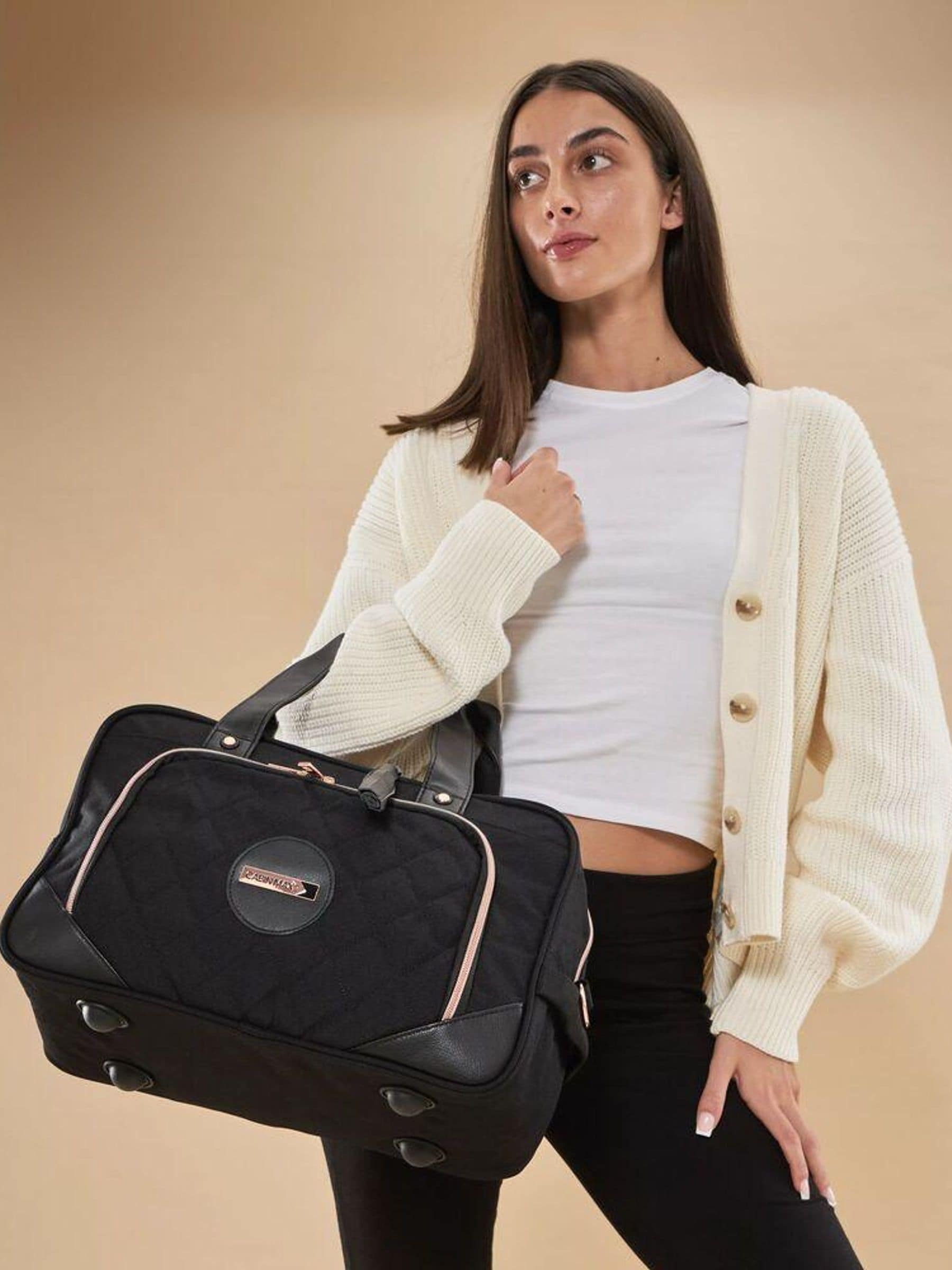 Cabin Max black pink 20 litre Vela bag (British brand)