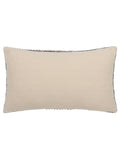 HÖEM blue cotton knot cushion, imported from the UK
