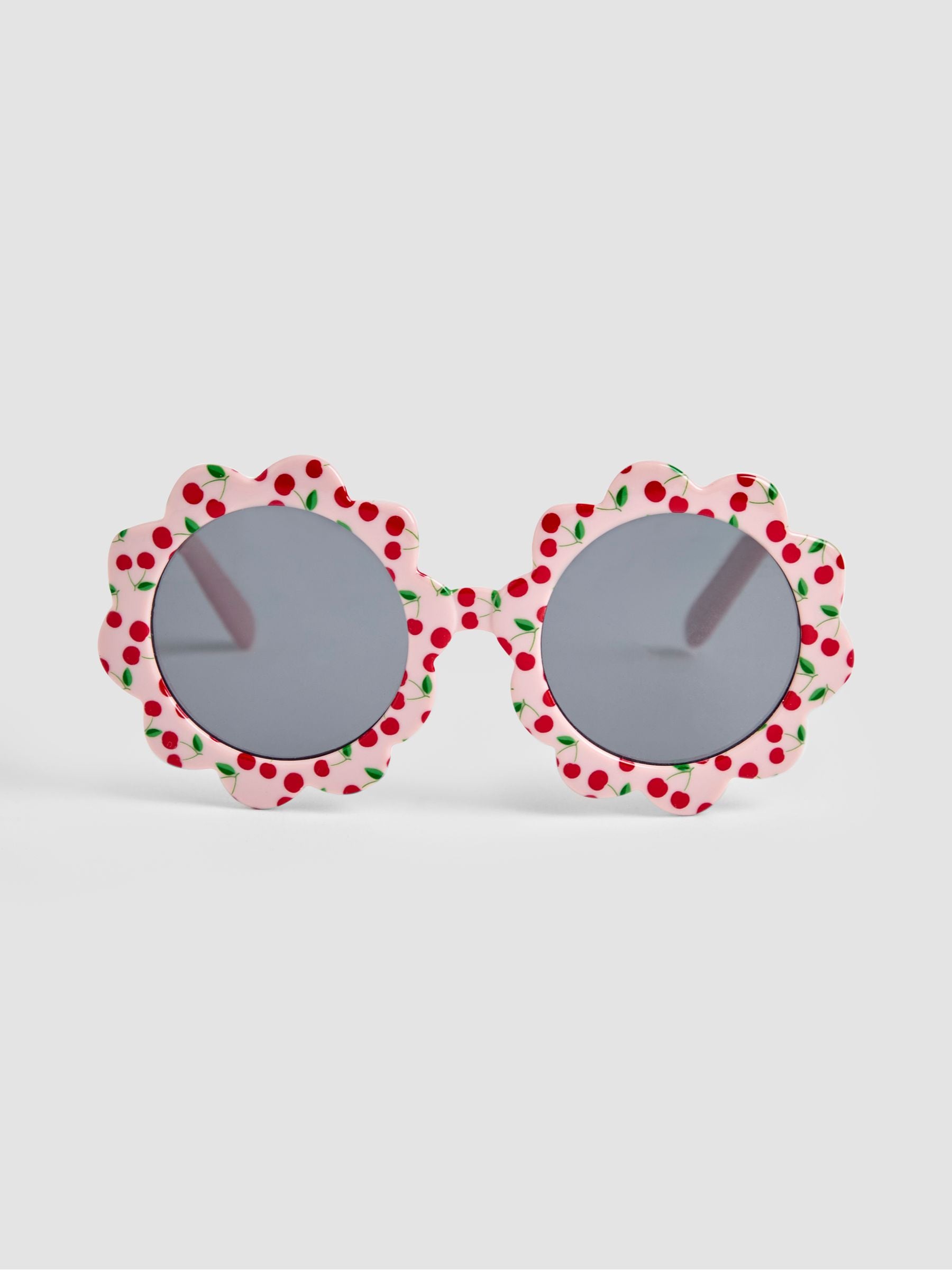 JoJo Maman Bébé pink cherry flower sunglasses (British brand)