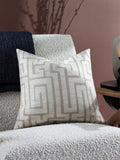 HÖEM Lauder Jacquard cushion ecru 45x45cm, UK version