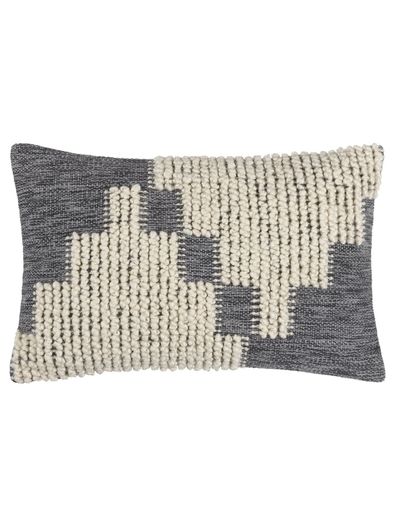 HÖEM Blue Himal Knot Cushion 50x30cm - British product