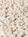 HÖEM grey boucle tasselled cushion 50cm - British product