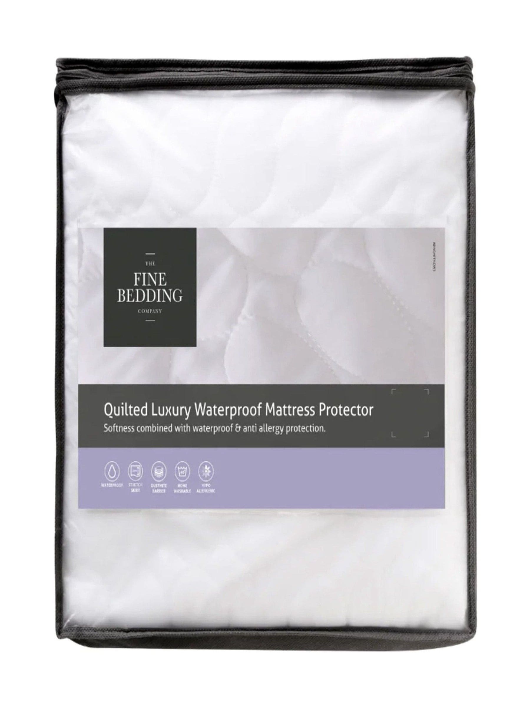 FBC White Mattress Protector - British product