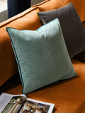 Furn Mineral/Teal Meridian Velvet 55 x 55cm Cushion