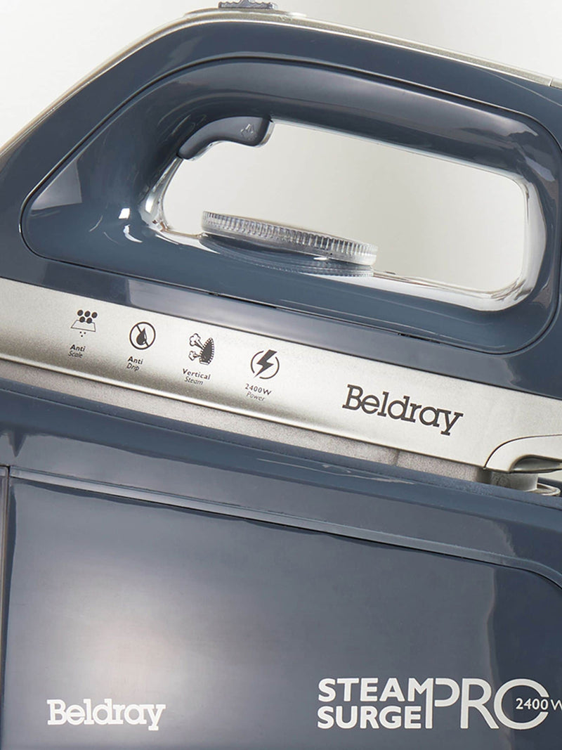 Beldray Grey Steam Surge Pro iron 2400W (British brand)