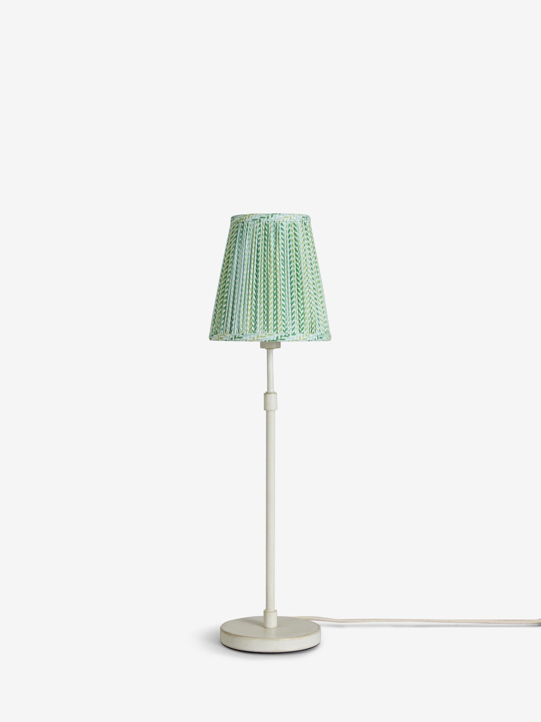 Nina Campbell Larch Table Lamp green and white - British product