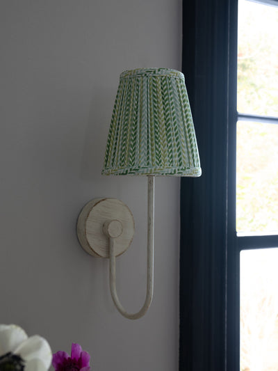 Next Nina Campbell Green/White Larch Wall Light- Buy online at McGrocer