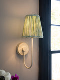 Nina Campbell Larch wall light Green/White 37cm - British product