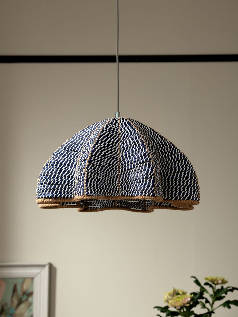 Nina Campbell blue easy fit echinus shade, UK version