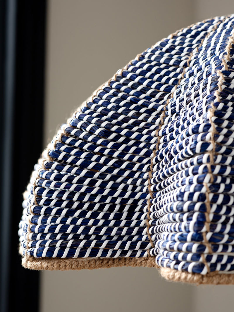 Nina Campbell blue easy fit echinus shade, UK version