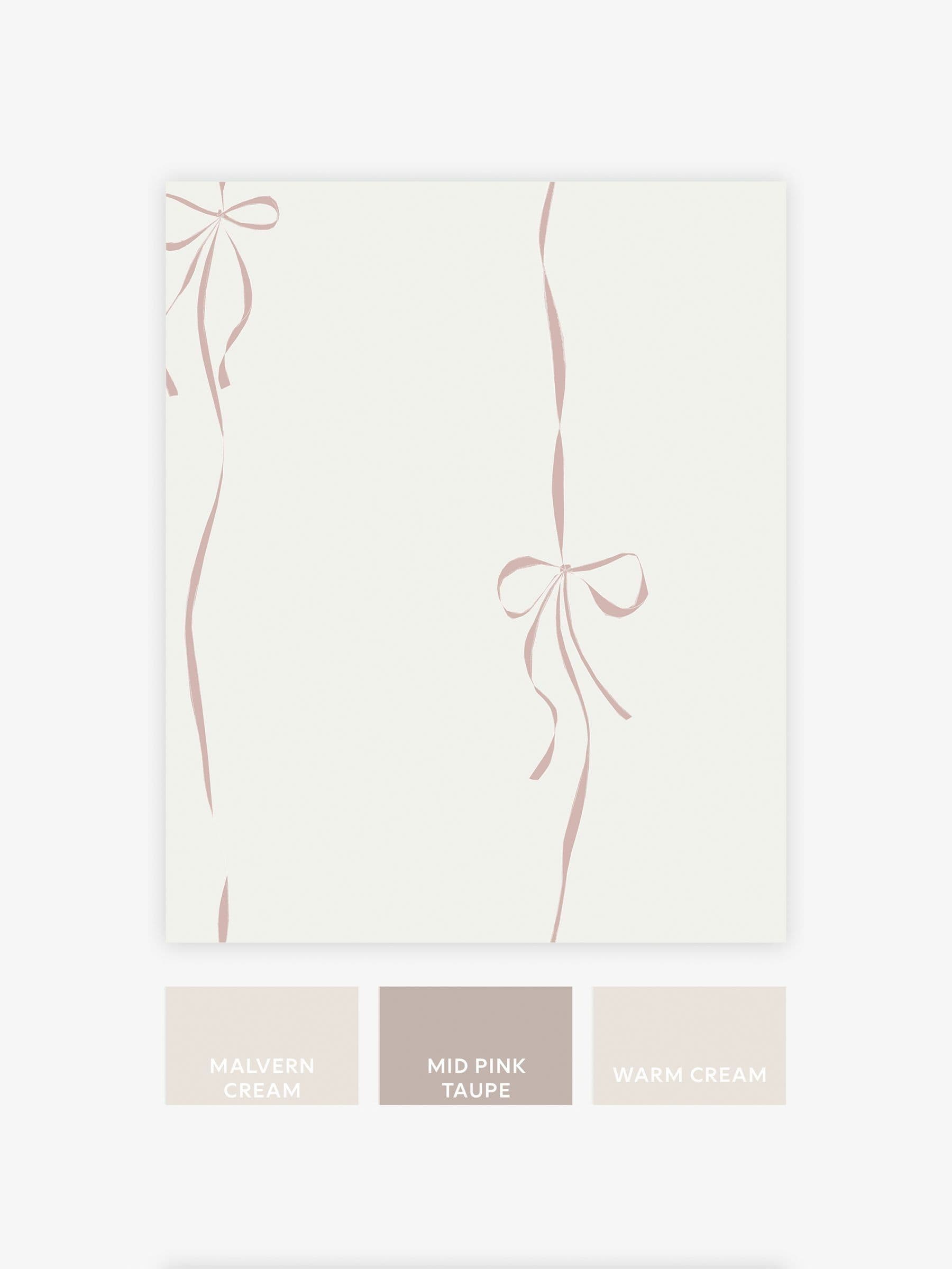 Antoinette Bow Pink wallpaper sample A4 (British brand)