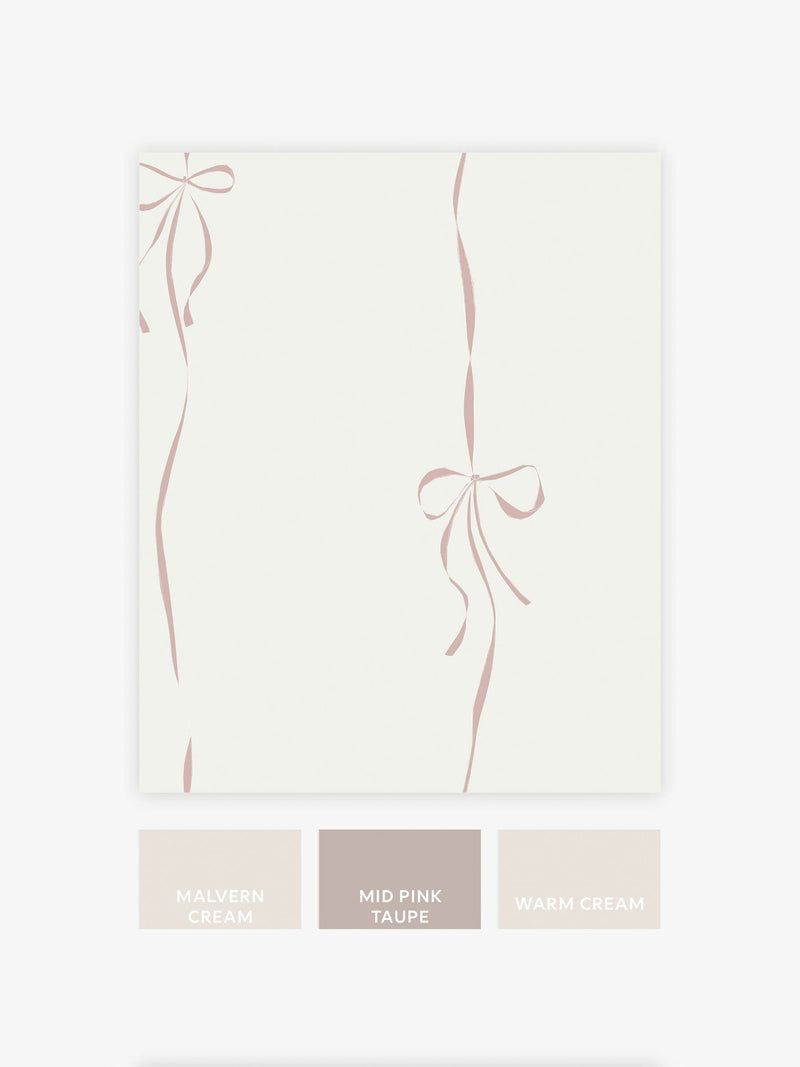 Antoinette Bow Pink wallpaper sample A4 (British brand)