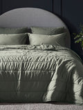 Bedfolk green Luxe Cotton pillowcases set of 2 - British product