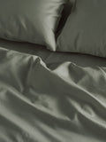 Bedfolk green Luxe Cotton pillowcases set of 2 - British product