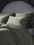 Bedfolk green Luxe Cotton pillowcases set of 2 - British product