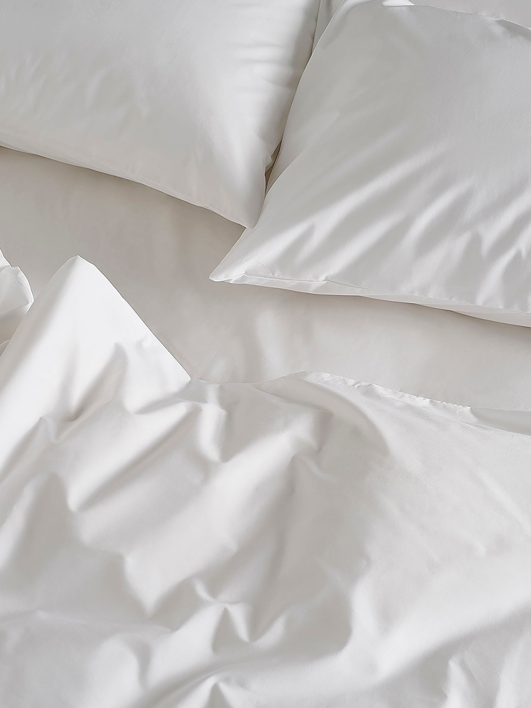 Bedfolk White Classic Cotton Duvet Cover