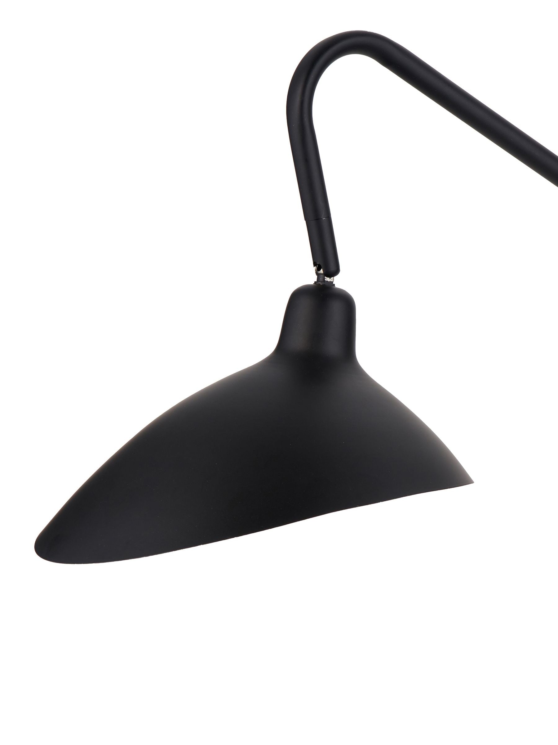 Pacific Black Toulon floor lamp with iron construction, (British brand)