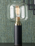 Pacific Florence table lamp glass metal 44cm, imported from the UK