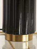 Pacific Green jade green ceramic table lamp 47cm, imported from the UK