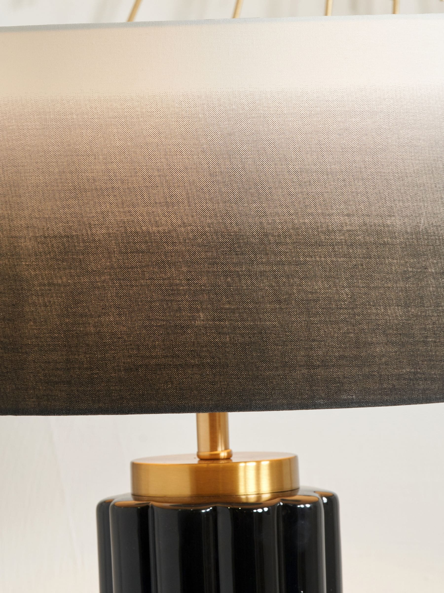 Pacific Green jade green ceramic table lamp 47cm, imported from the UK