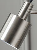 Pacific Silver Aaron metal floor lamp (British brand)