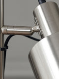 Pacific Silver Aaron metal floor lamp (British brand)