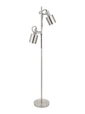 Pacific Silver Aaron metal floor lamp (British brand)