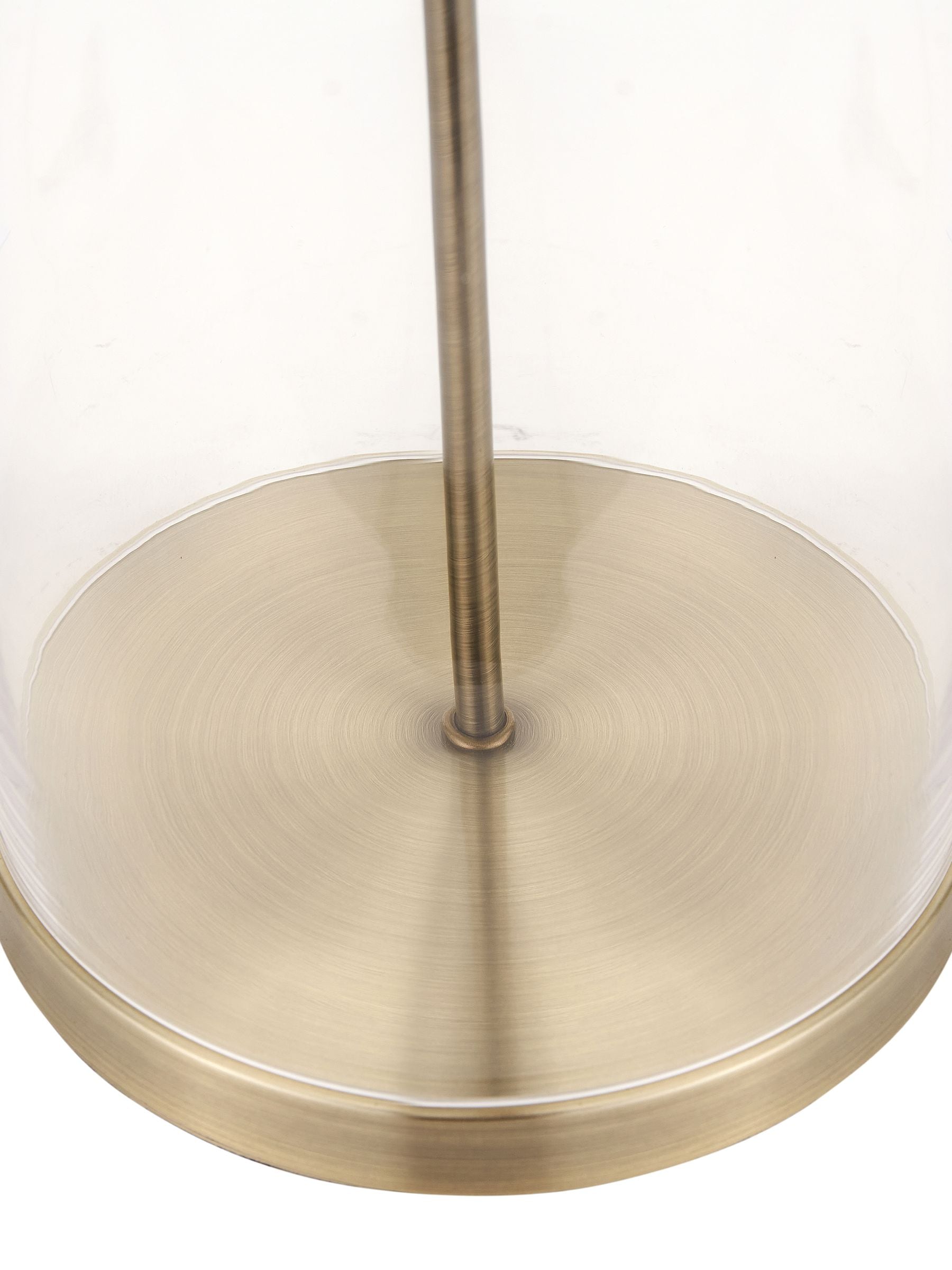 Pacific Brass glass cloche table lamp 60cm (British brand)