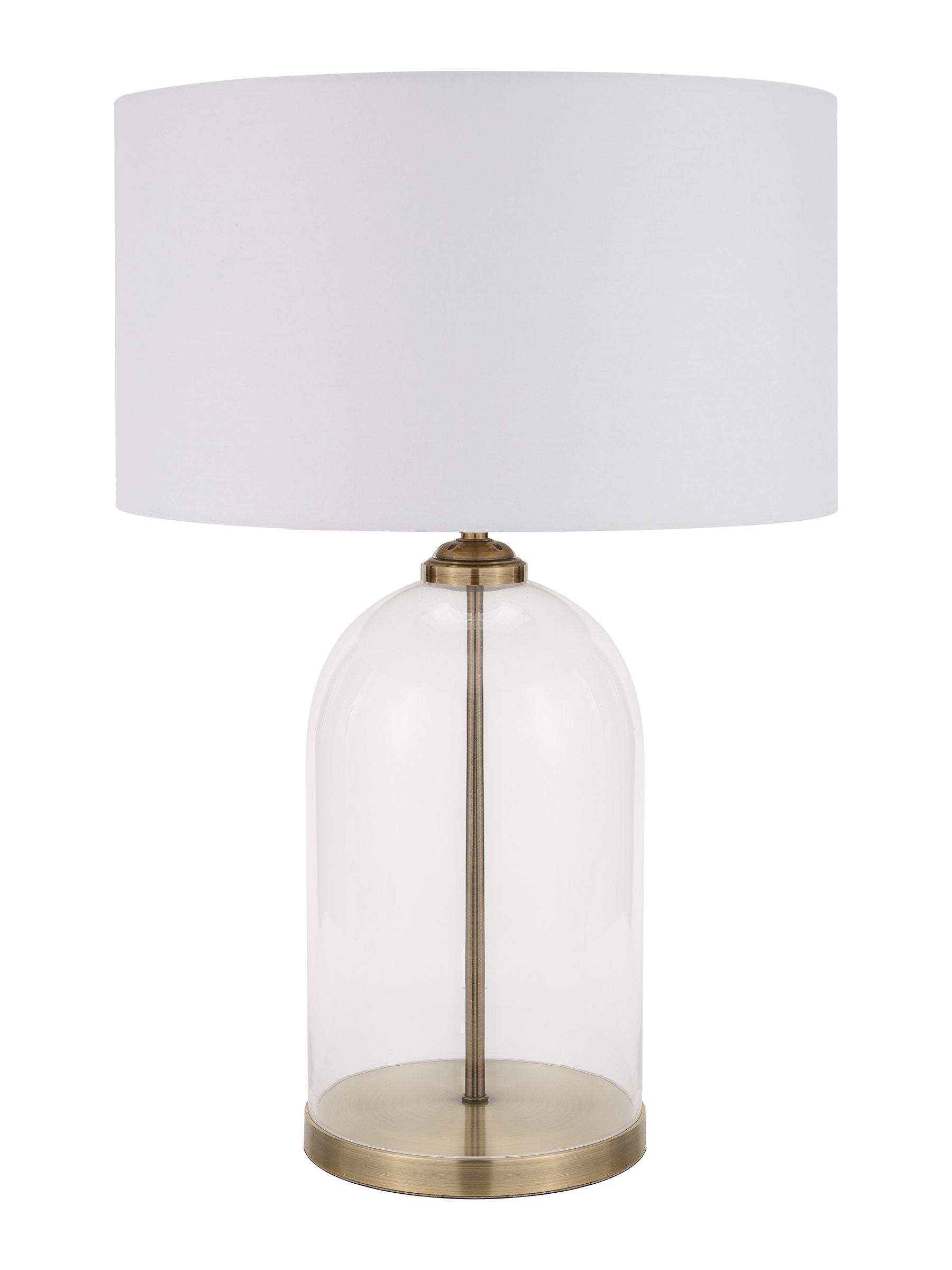 Pacific Brass glass cloche table lamp 60cm (British brand)