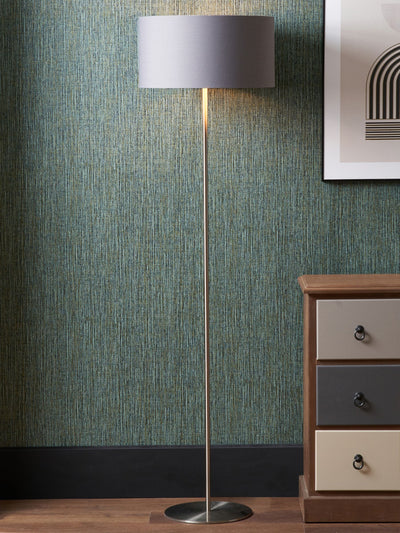 Next Pacific Silver Elin Floor Lamp- Buy online at McGrocer