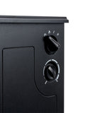 Adam Black Woodhouse electric stove with LED flames (British brand)