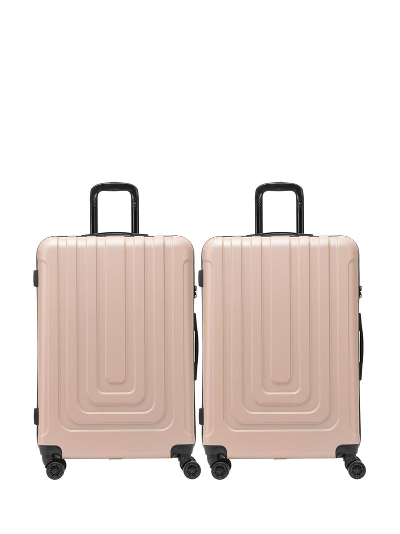 Flight Knight champagne large check-in luggage 30 inch, UK version