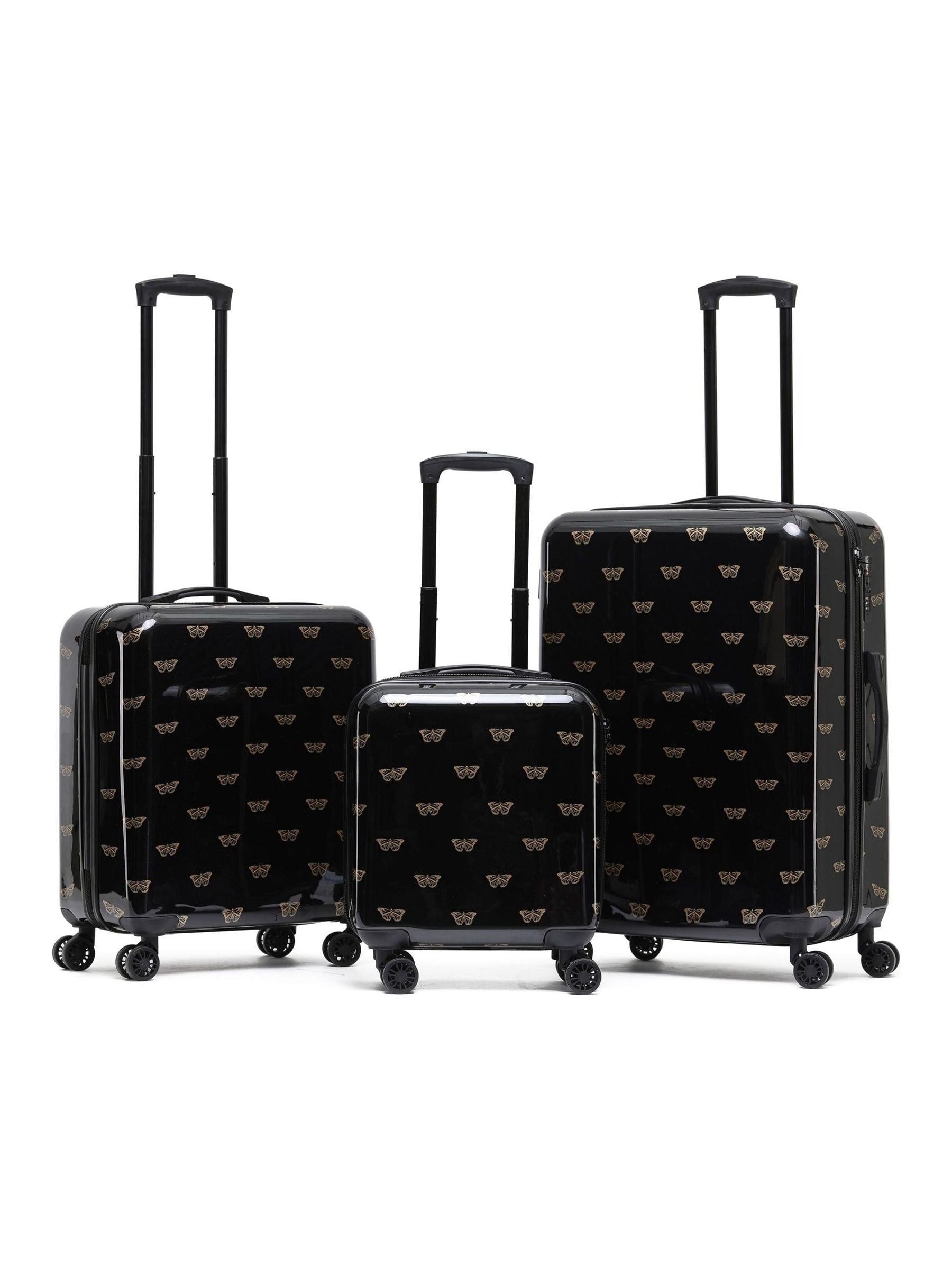 Flight Knight Black Chrome suitcase TSA lock, imported from the UK