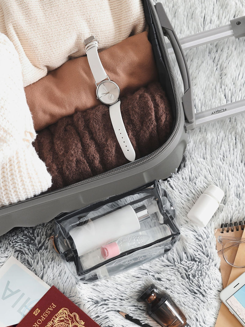 Flight Knight black medium suitcase set (British brand)