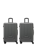 Flight Knight black medium hardcase luggage set (British brand)