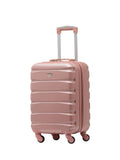 Flight Knight pink hard shell luggage set 2-piece cabin and medium check-in, UK version