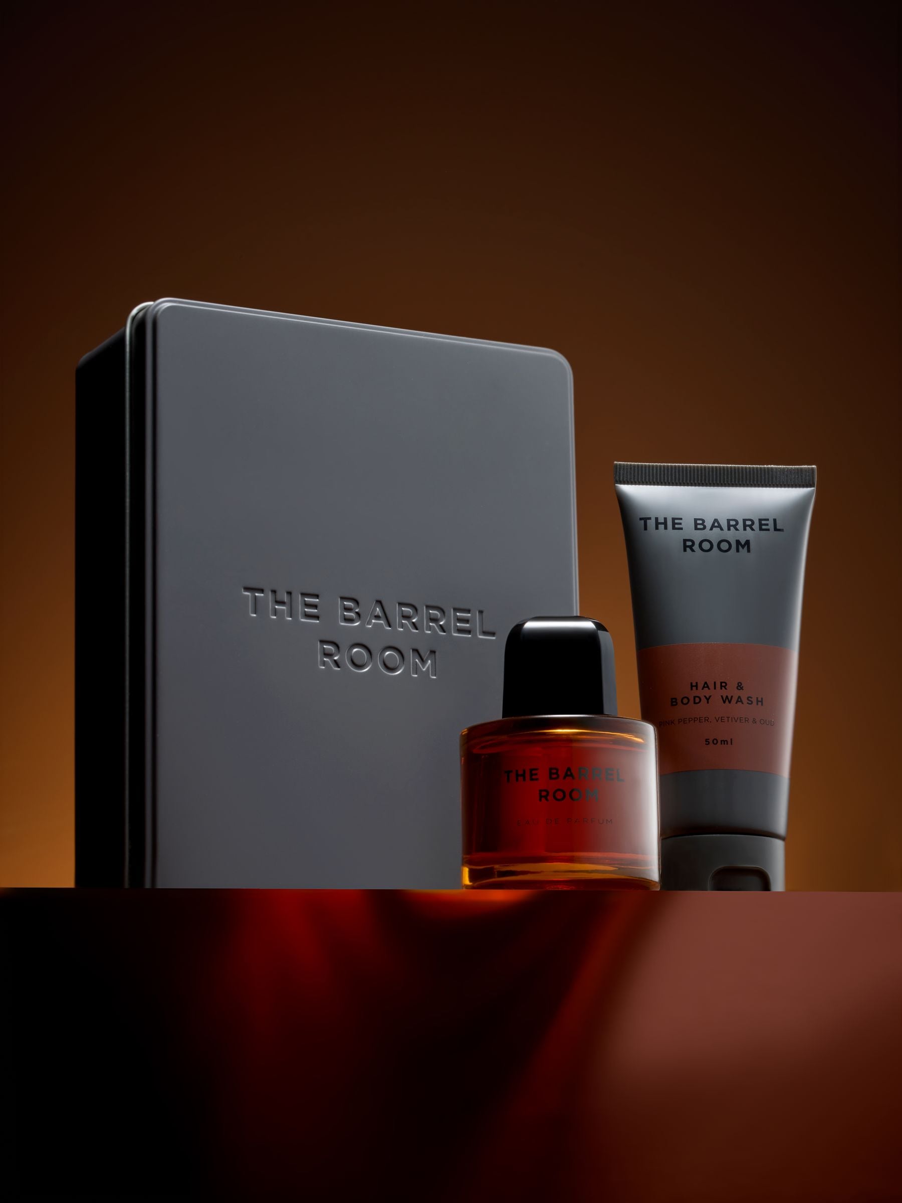 Barrel Room fragrance body wash gift set 30ml 50ml (British brand)