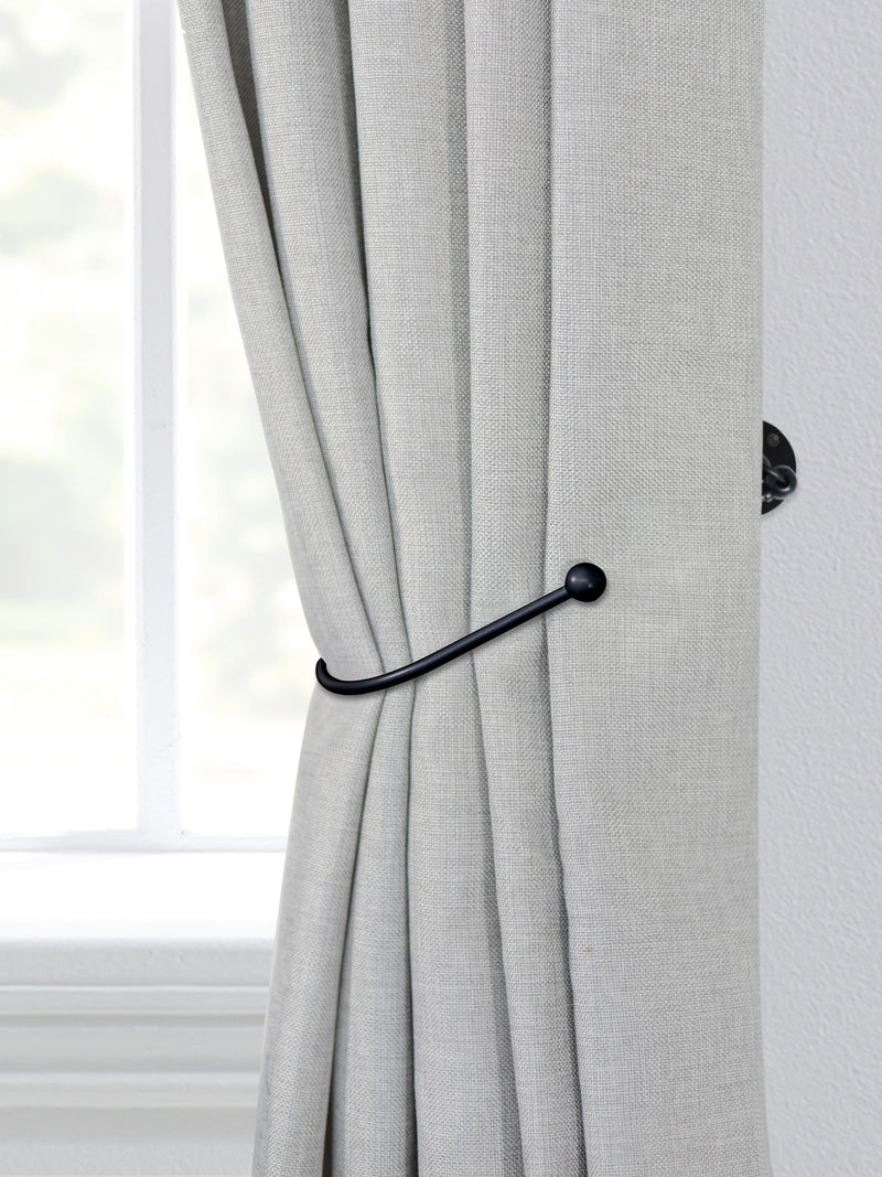 Laura Ashley Matt White Swing Curtain Holdbacks Set of 2 26cm