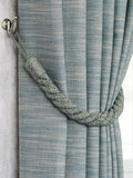 Laura Ashley Seaspray Blue Felton Rope Tie Backs - Set of Two, 980mm