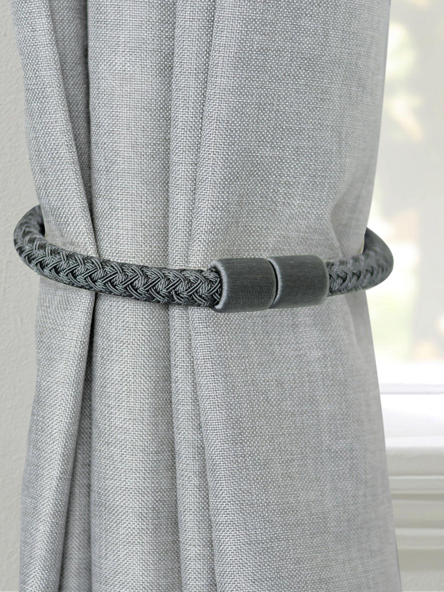Laura Ashley silver magnetic tiebacks set - British product