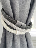 Laura Ashley silver magnetic tiebacks set - British product