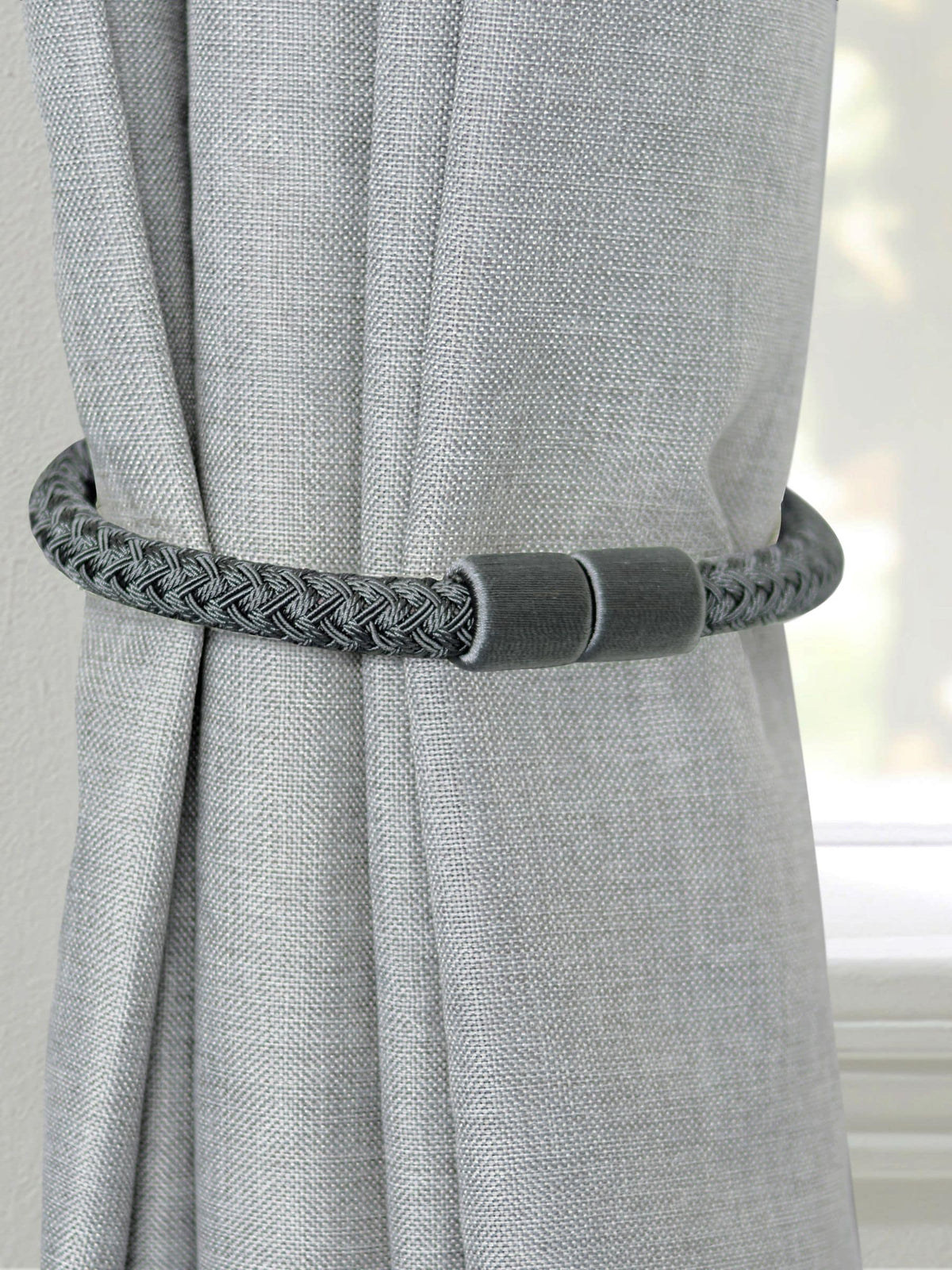 Laura Ashley silver magnetic tiebacks set - British product