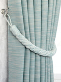 Laura Ashley Seaspray Blue Felton Rope Tie Backs - Set of Two, 980mm