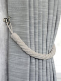 Laura Ashley Seaspray Blue Felton Rope Tie Backs - Set of Two, 980mm